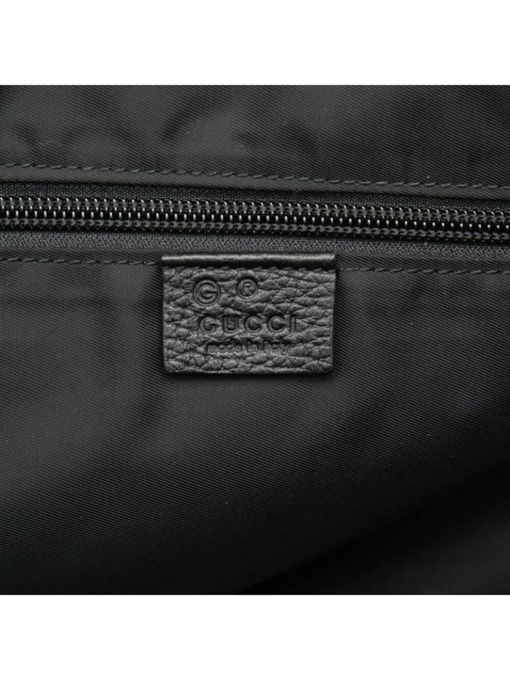 Gucci Sherry Line Boston Bag Black Gray Brown Leather - Picture 6 of 7